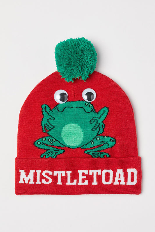 Christmas Mistletoad Beanie