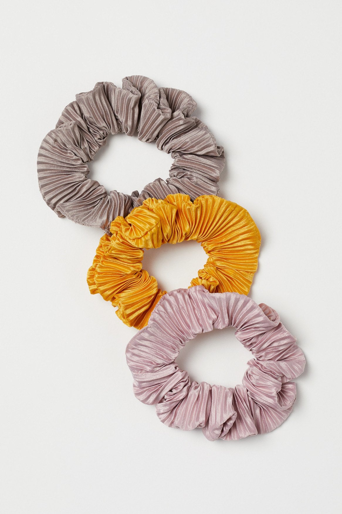 PLEATED SCRUNCHIE 3p