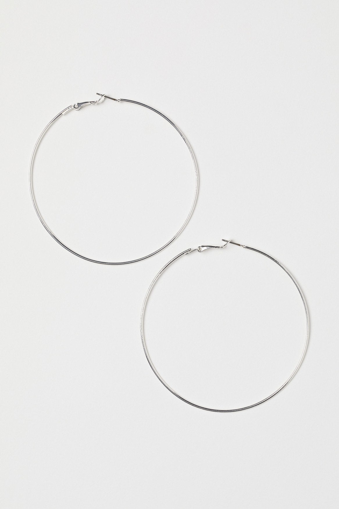 BIG THIN HOOPS