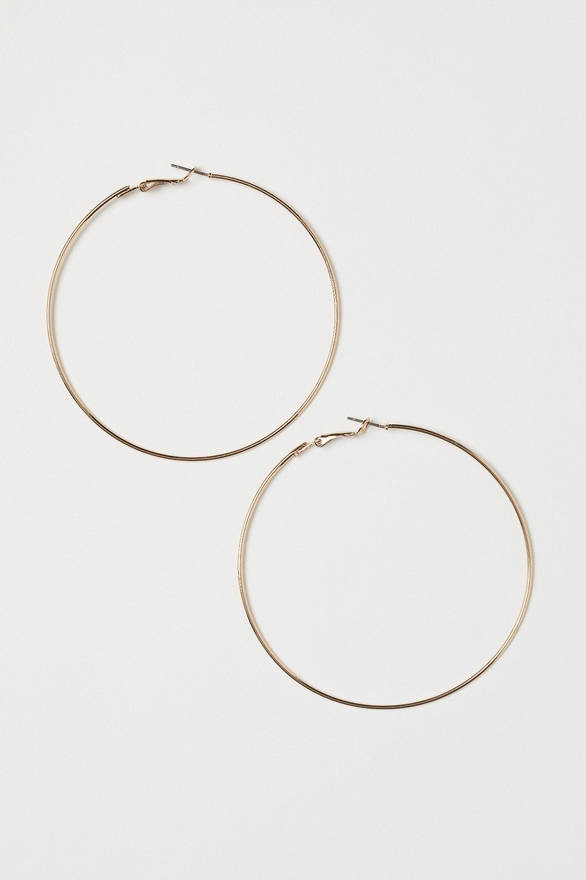 BIG THIN HOOPS