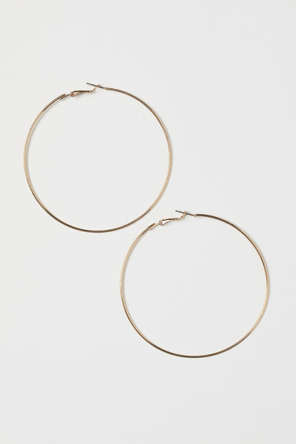 BIG THIN HOOPS