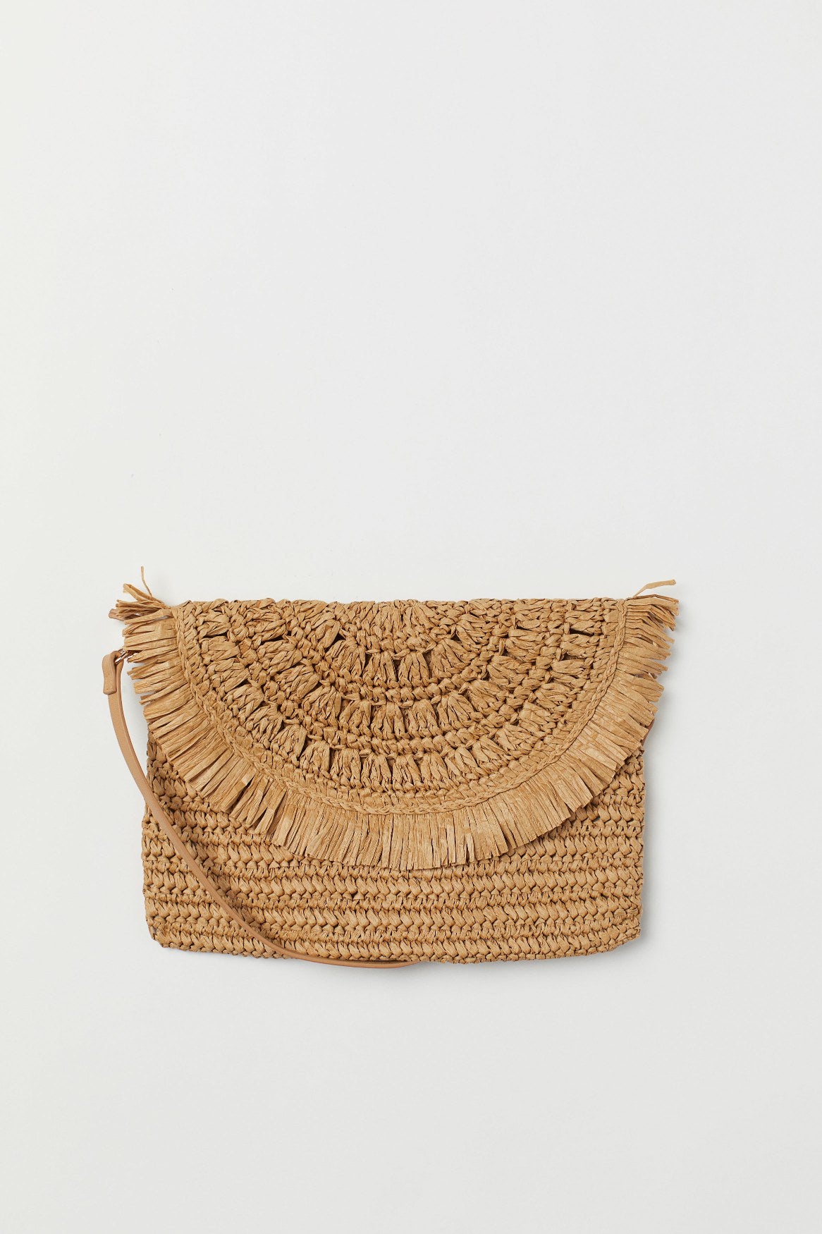 Luka straw clutch