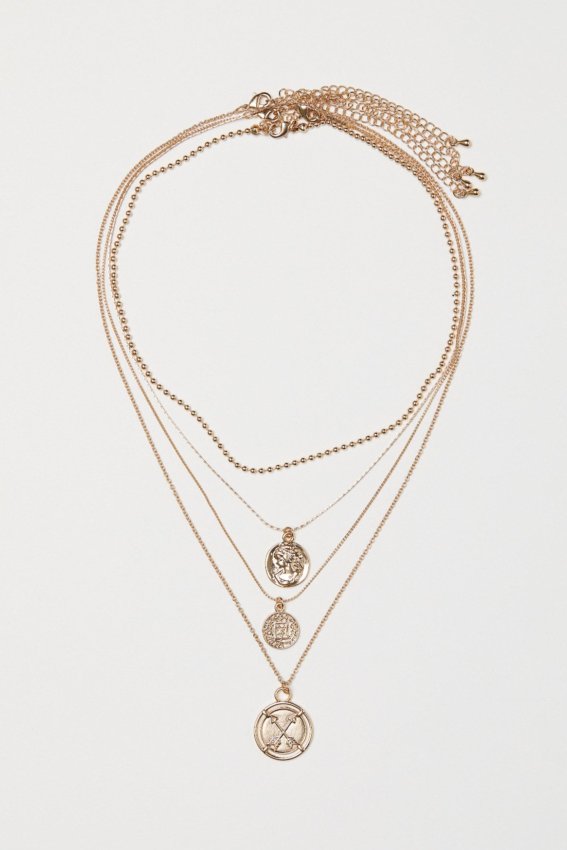 Flirty cent necklace