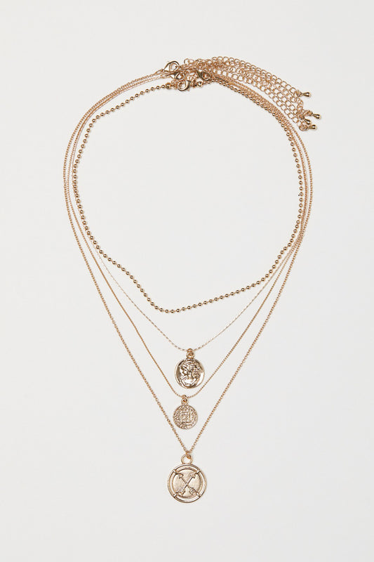 Flirty cent necklace