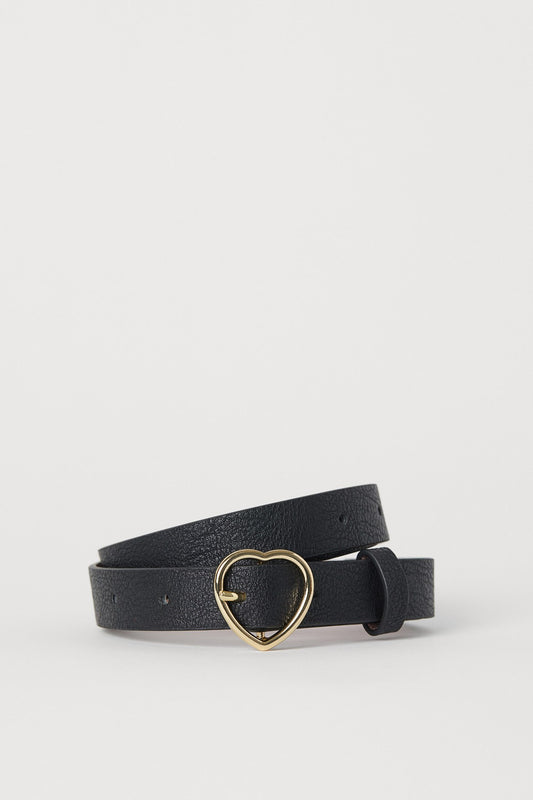 Cindy heart buckle belt