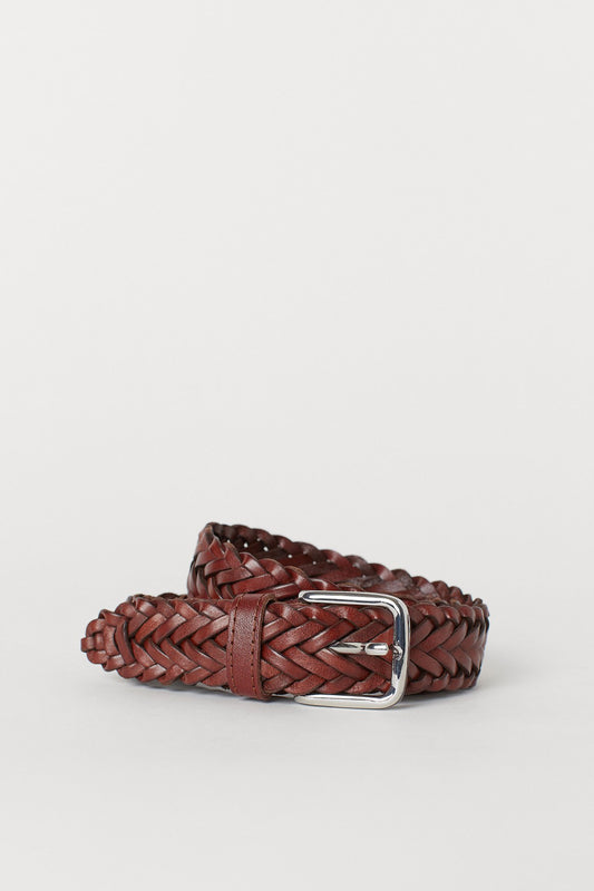 Brian Braid Leather Belt