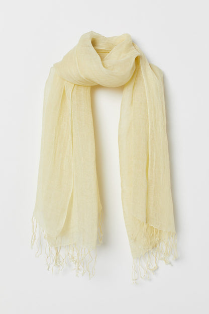 Lina Linnen scarf.