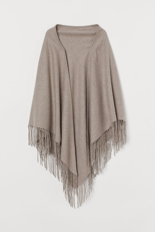 Premium TRIANGLE fringe scarf