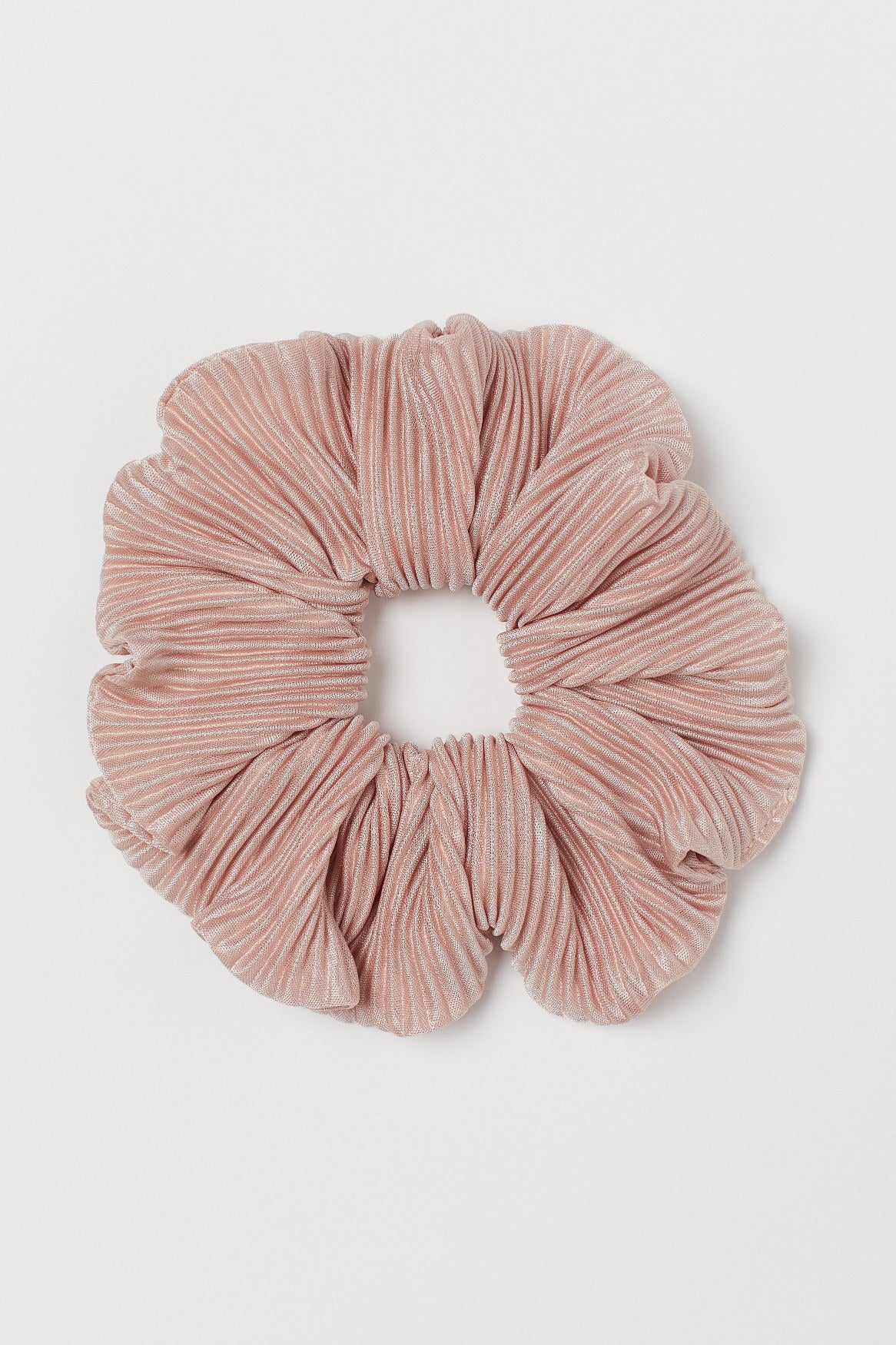 Pleated scrunchie