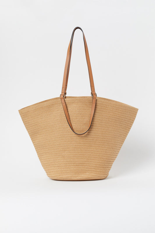 Brooke straw shopper